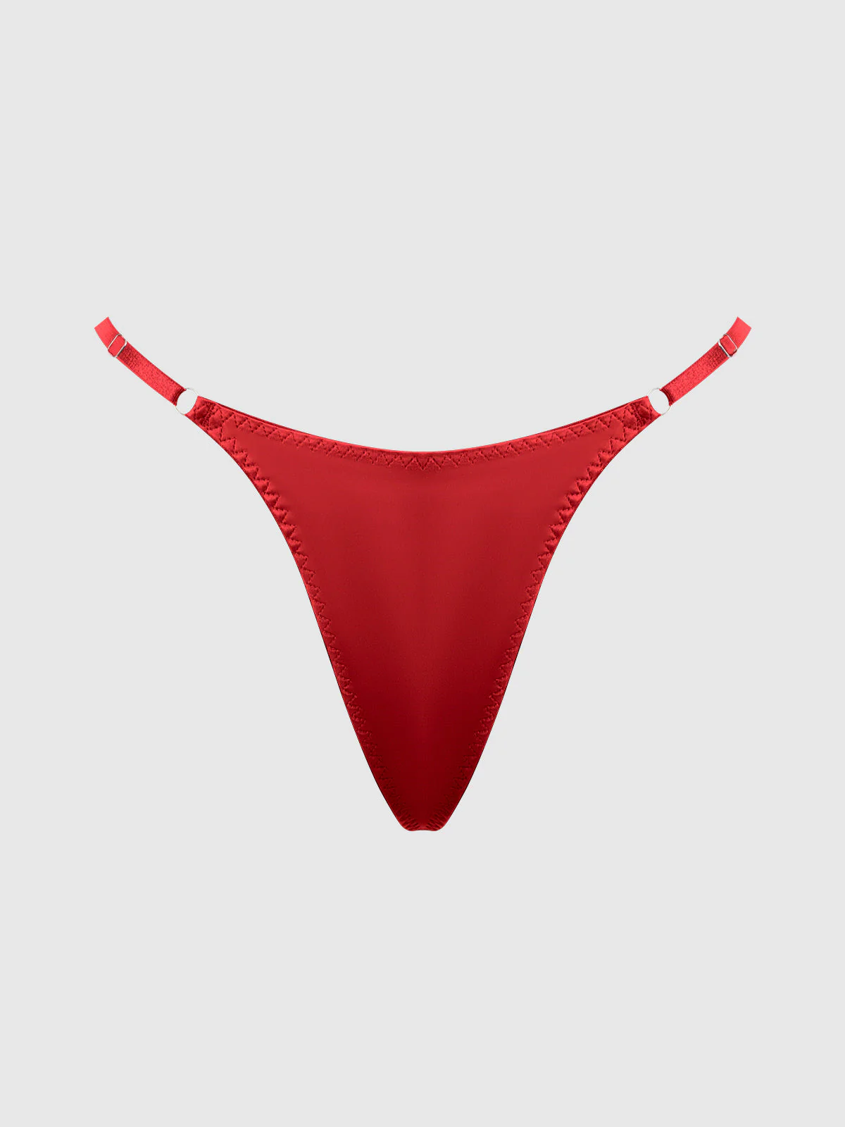 Petra Slider Side Rhinestone Back Satin Mini G-String - Image 9