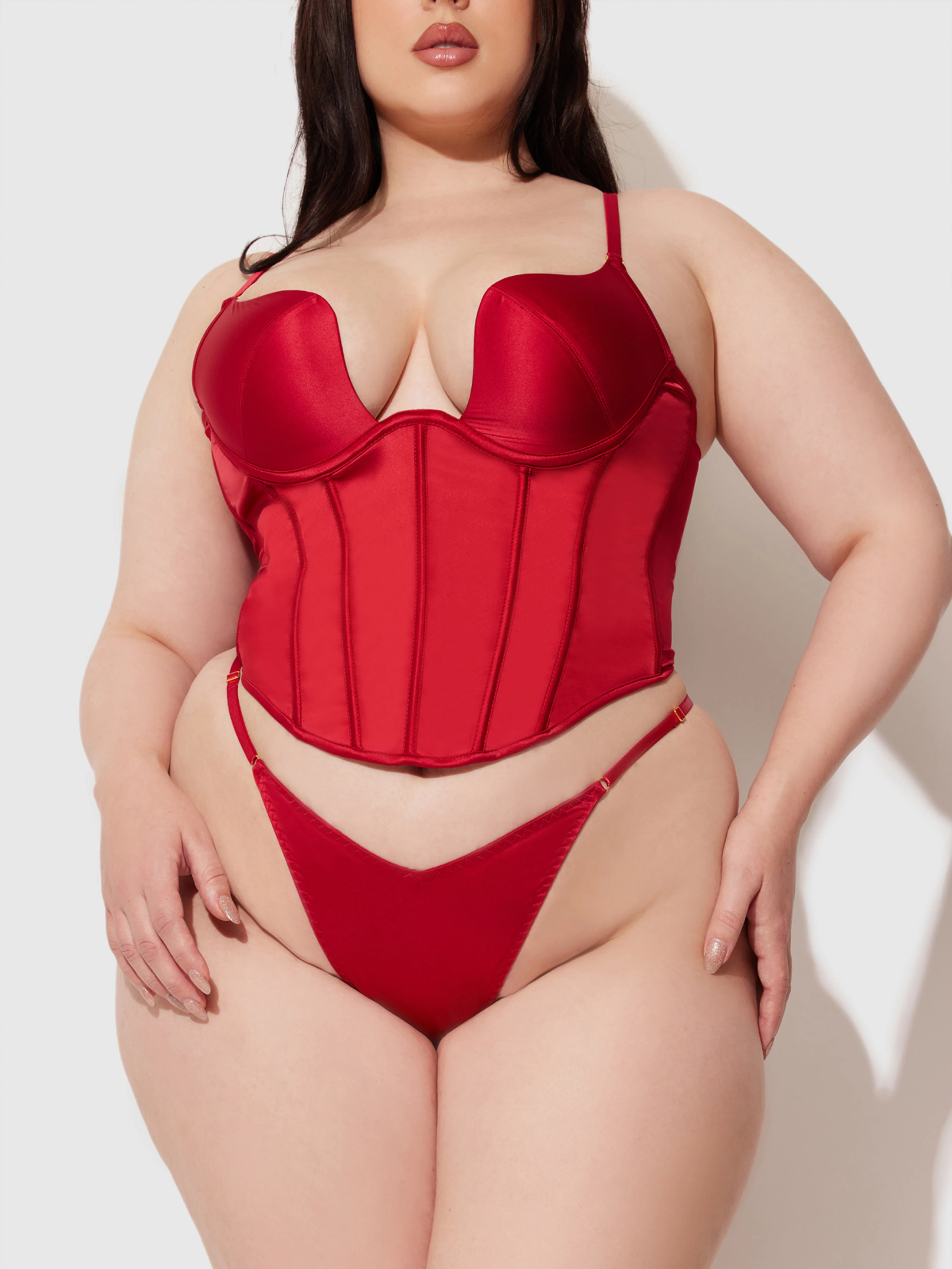 Petra Slider Side Satin Thong - Image 3
