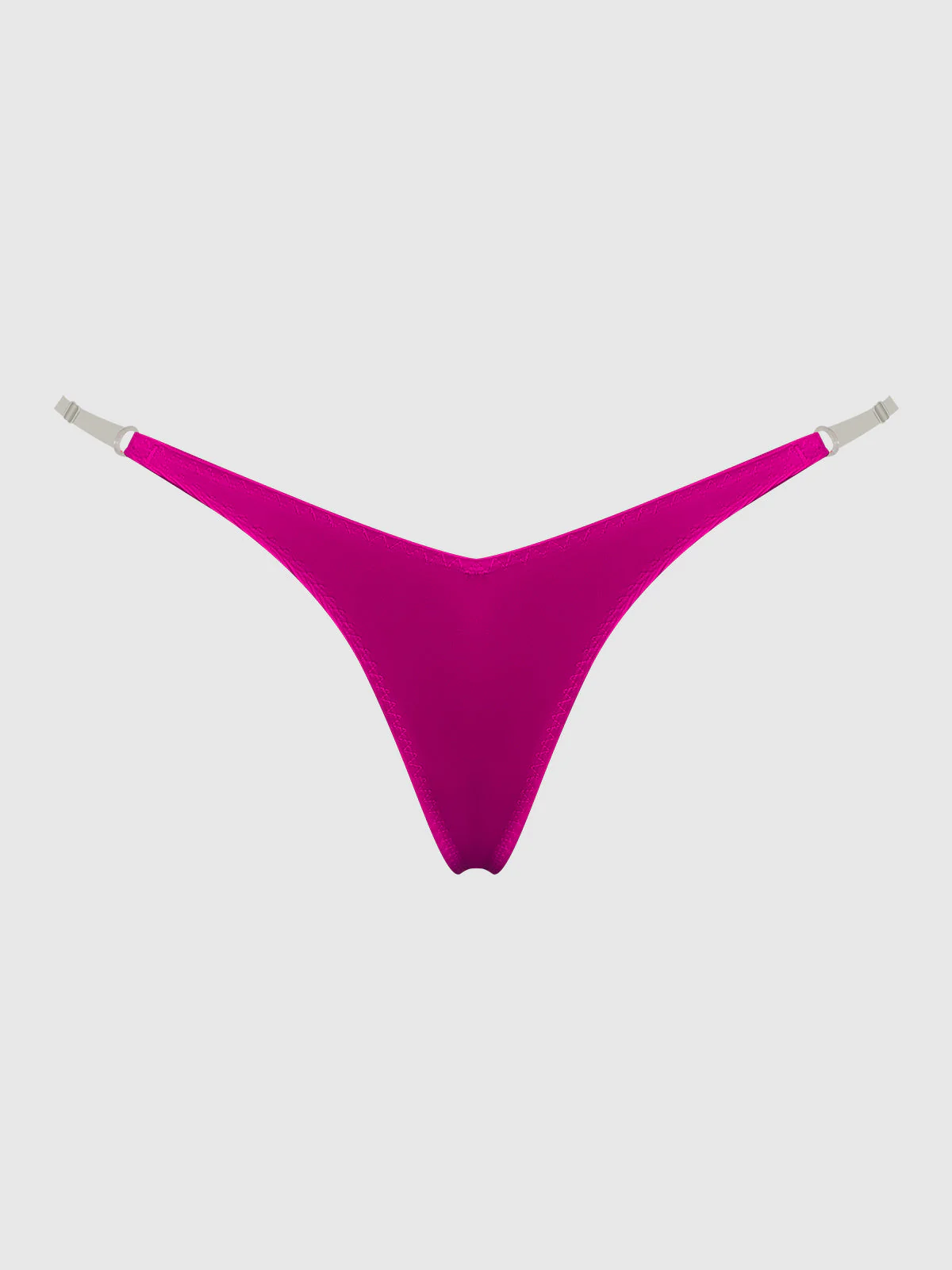 Petra Clear Side Slider Satin Thong - Image 8