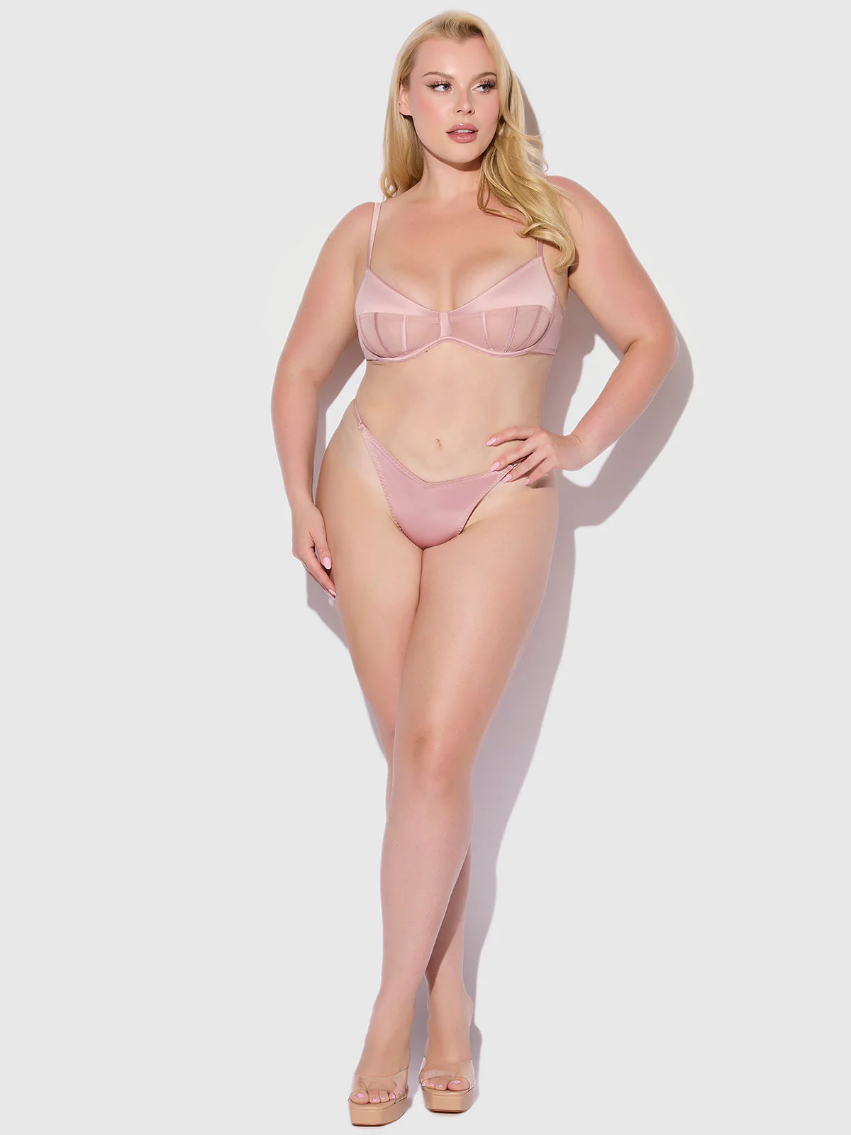 Petra Slider Side Satin Thong - Image 8