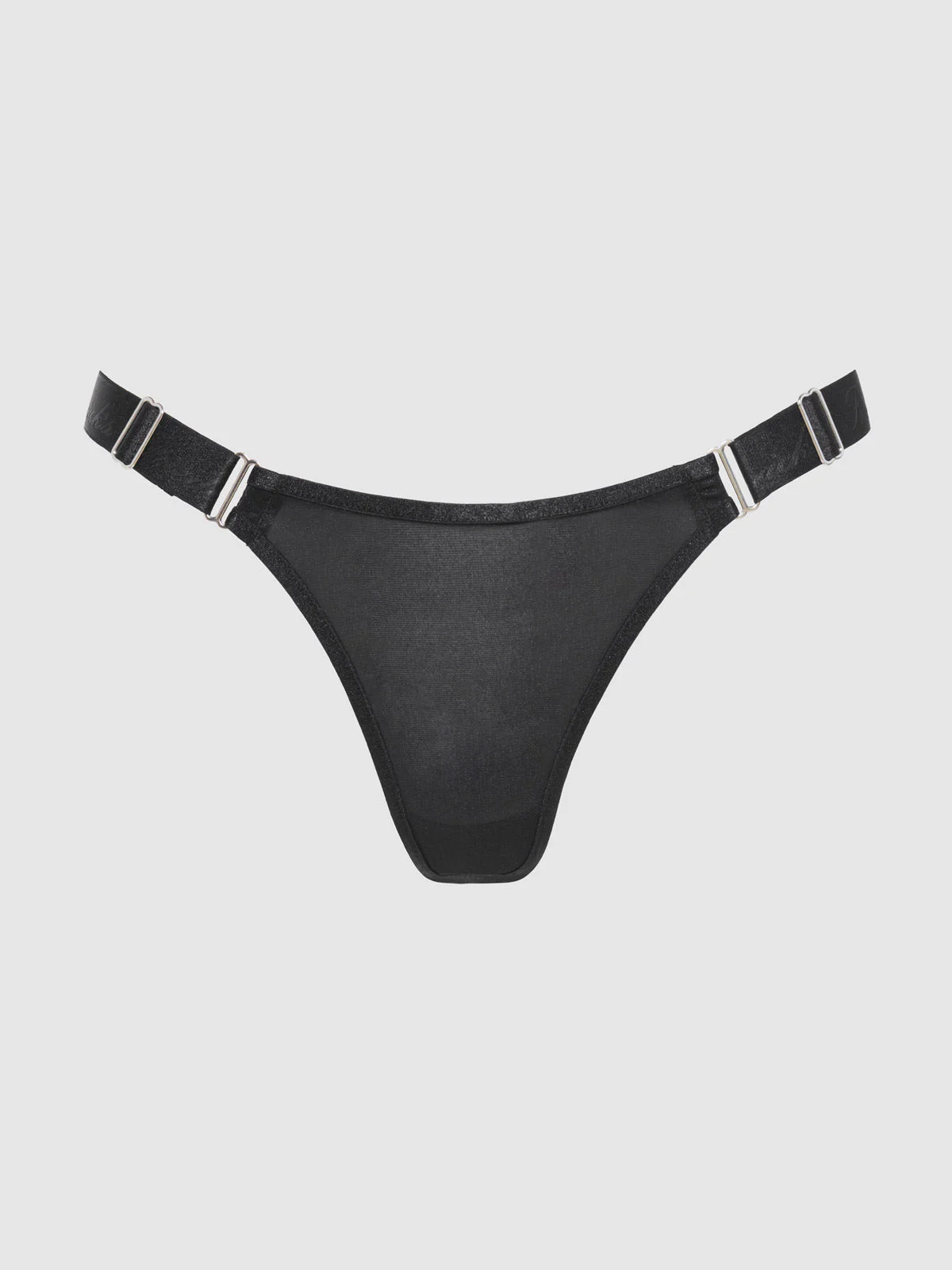 Pia Elastic Side Mesh Thong - Image 10