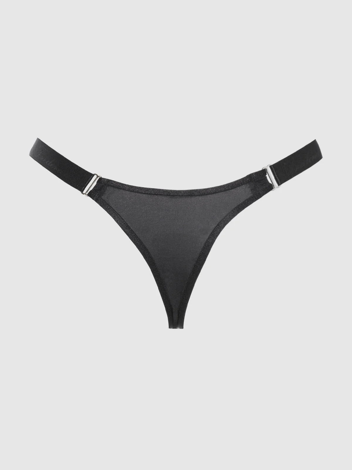 Pia Elastic Side Mesh Thong - Image 11