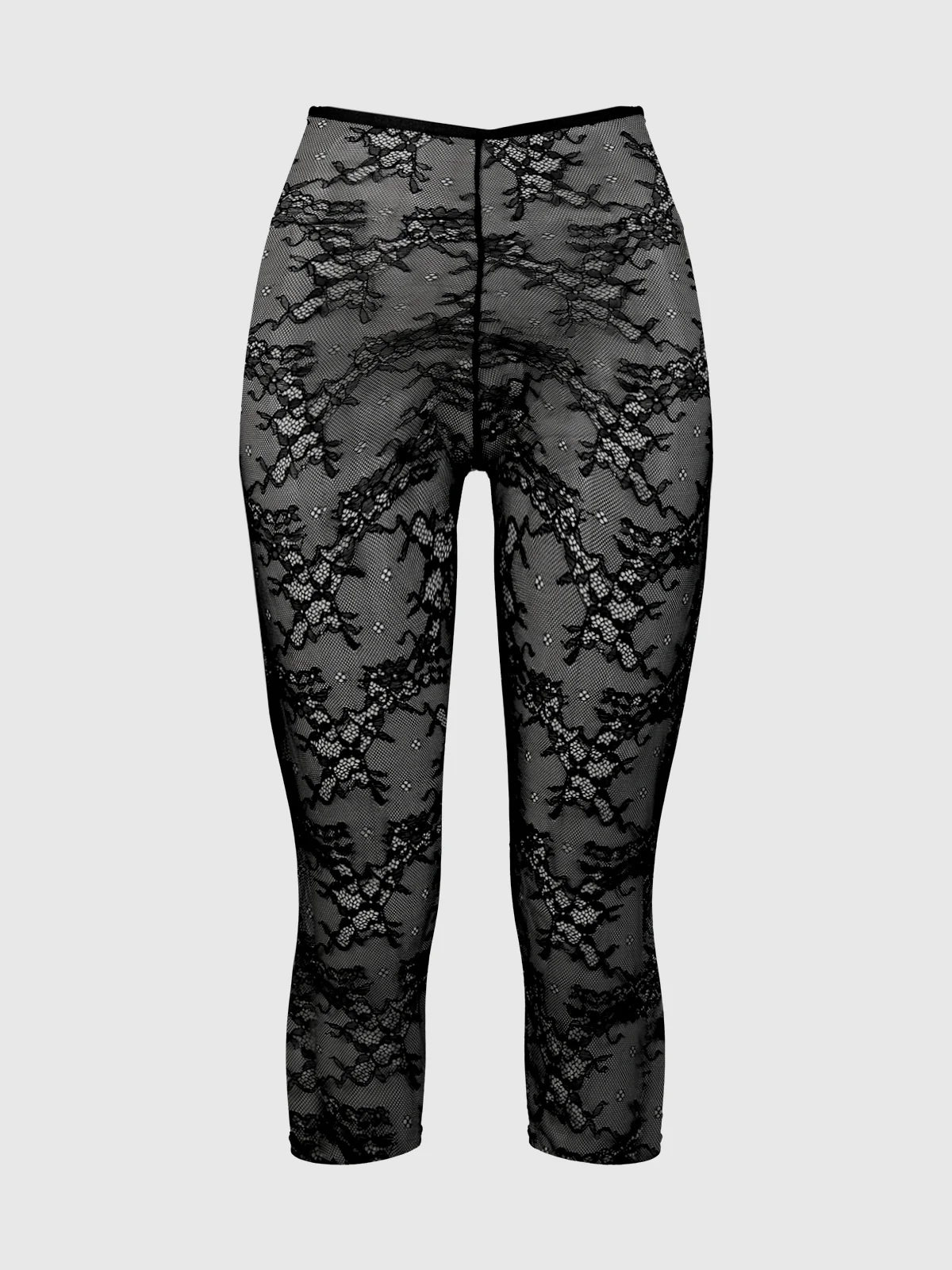 Pia Lace Capri Legging Tights - Image 7
