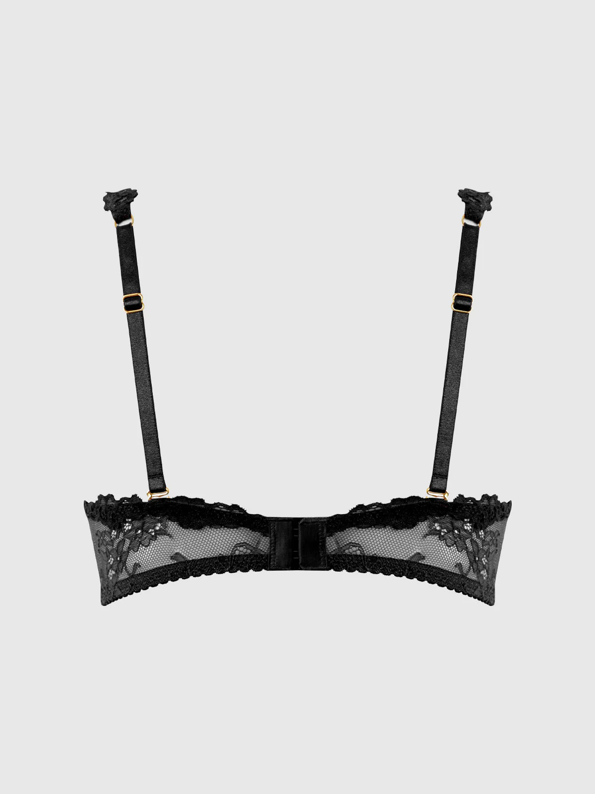 Pia Lace Push Up Half Cup Bandeau Bra - Image 12