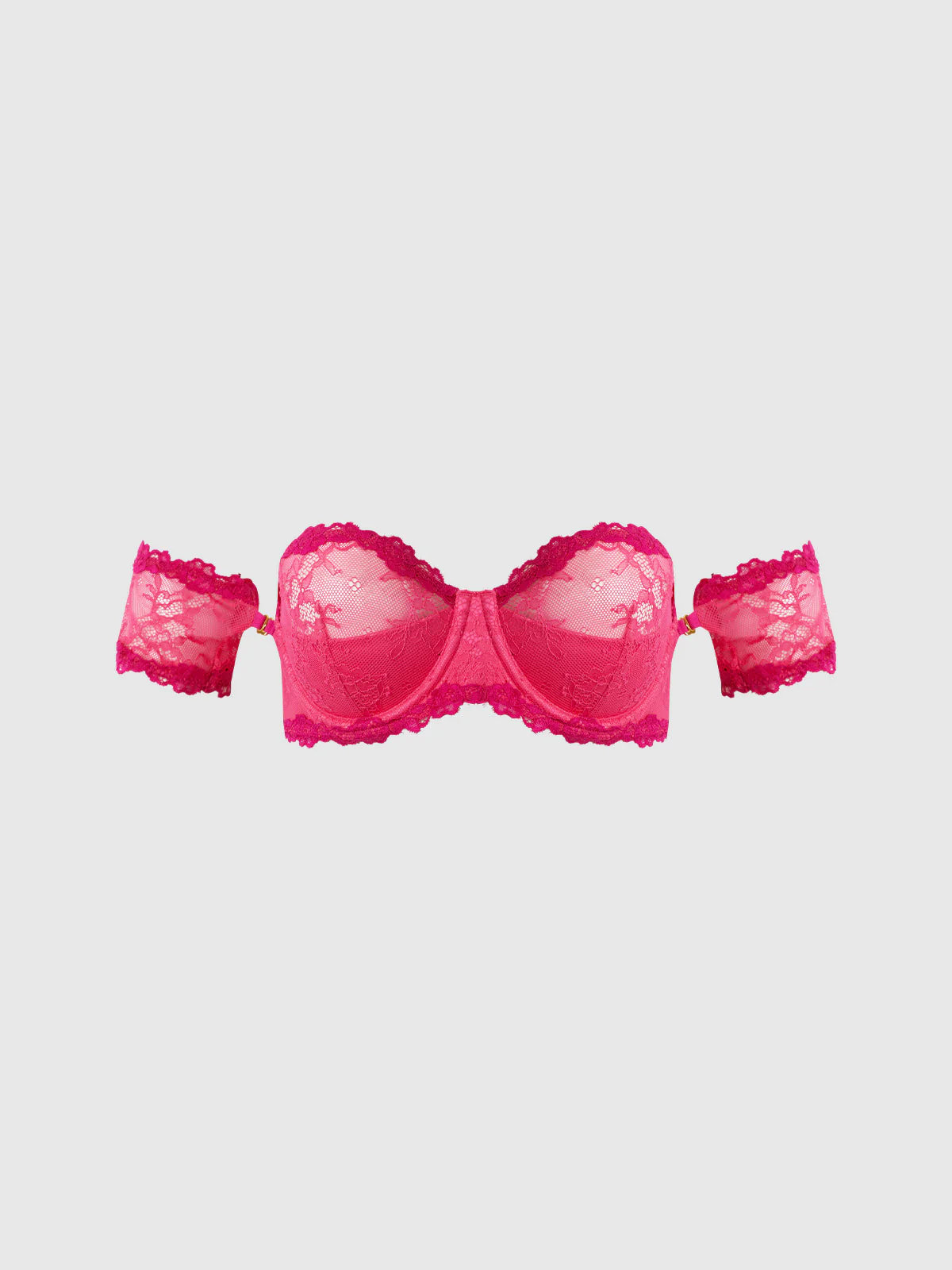 Pia Lace Strapless Bra With Removable Sleeves - Image 9