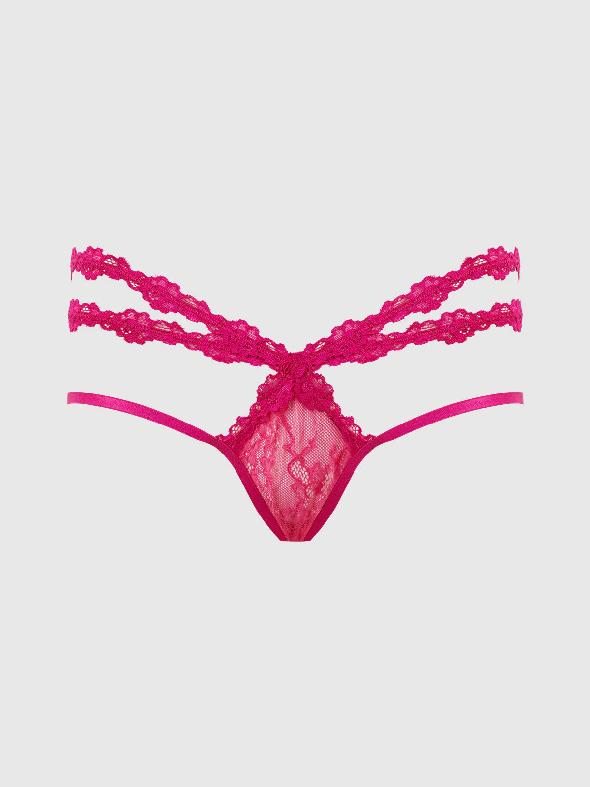 Pia Lace Strappy Backless Panty - Image 6