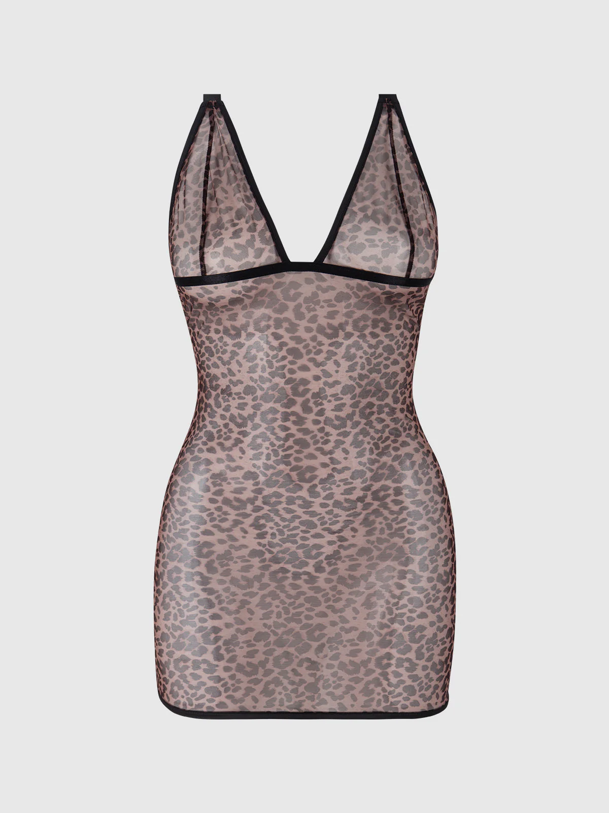 Pia Shine Mesh Strappy Back Chemise - Image 12