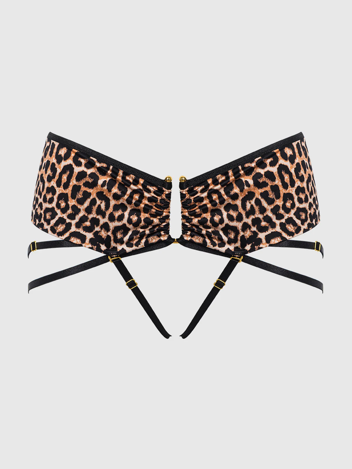 Raven Crotchless & Strappy U-Hook Panty - Image 9