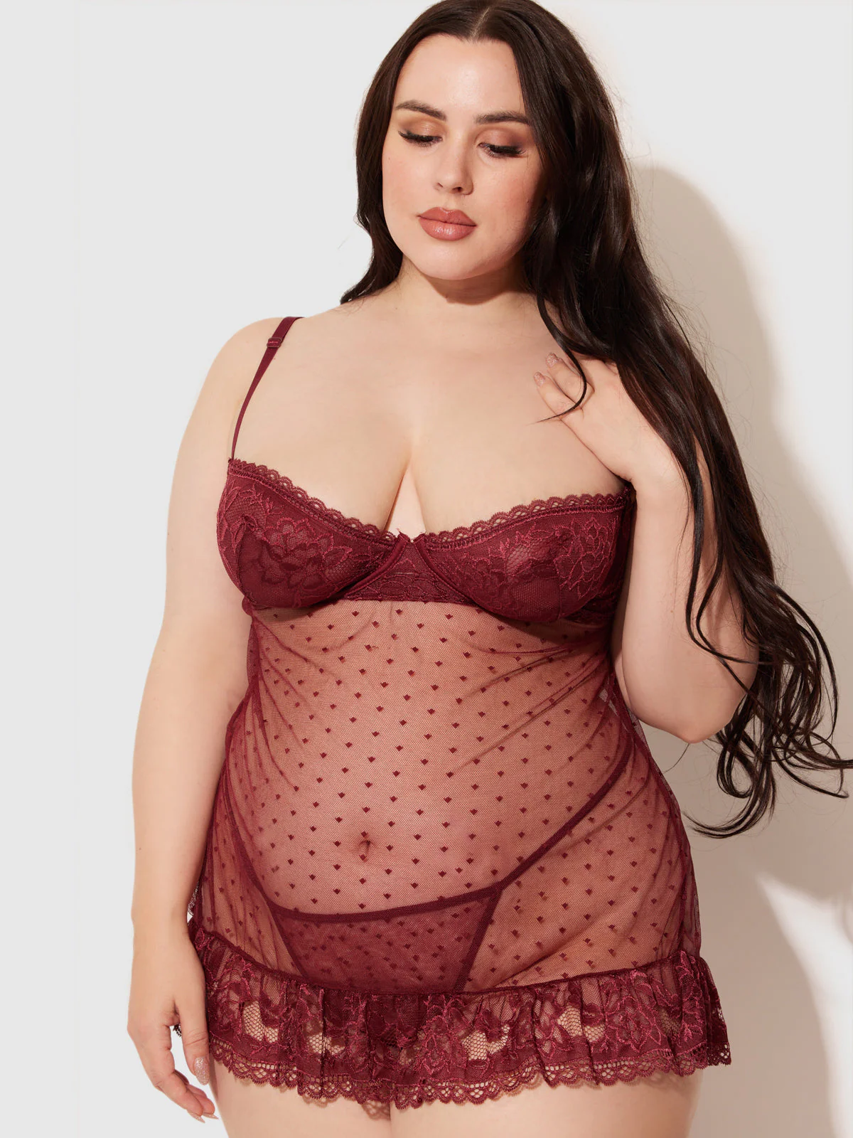 Riley Lace Babydoll Set - Image 5