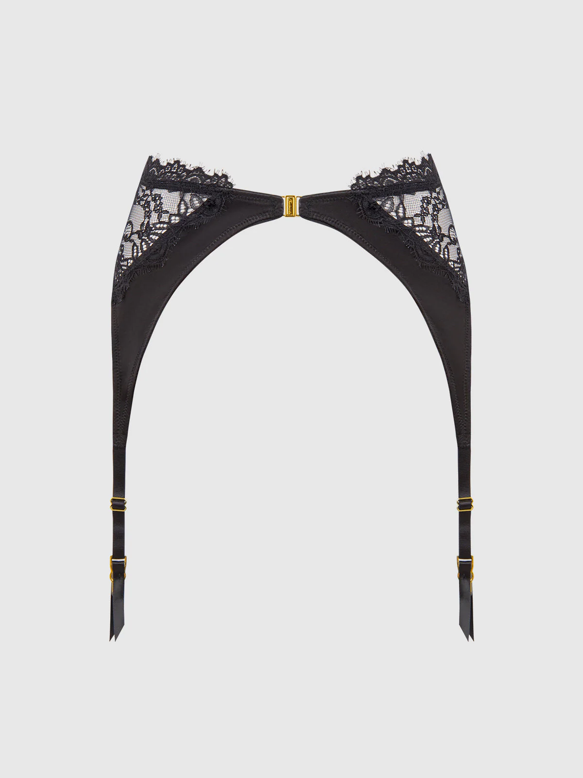 Rising Star Lace & Liquid Satin Garter Belt - Image 8
