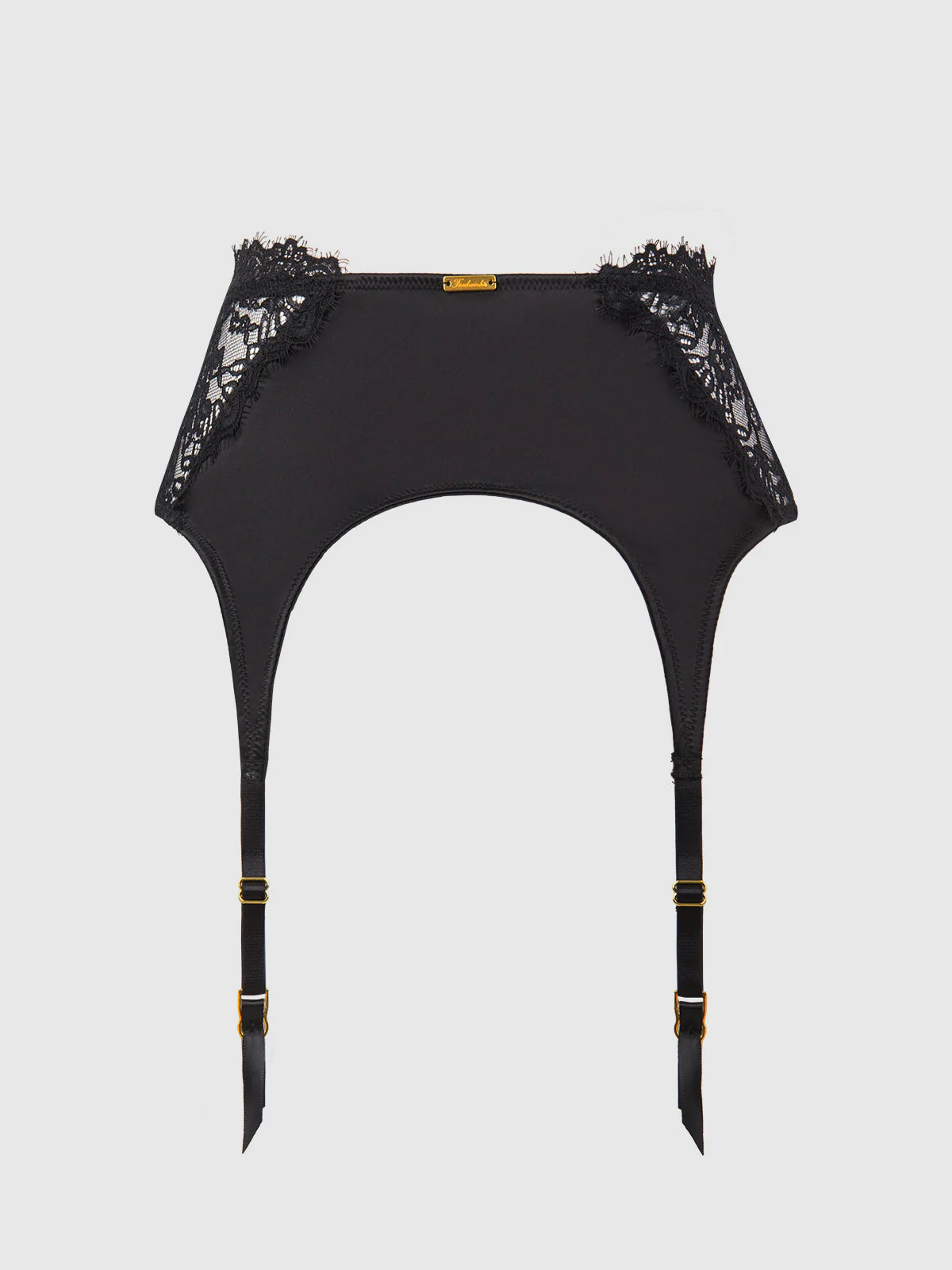 Rising Star Lace & Liquid Satin Garter Belt - Image 9