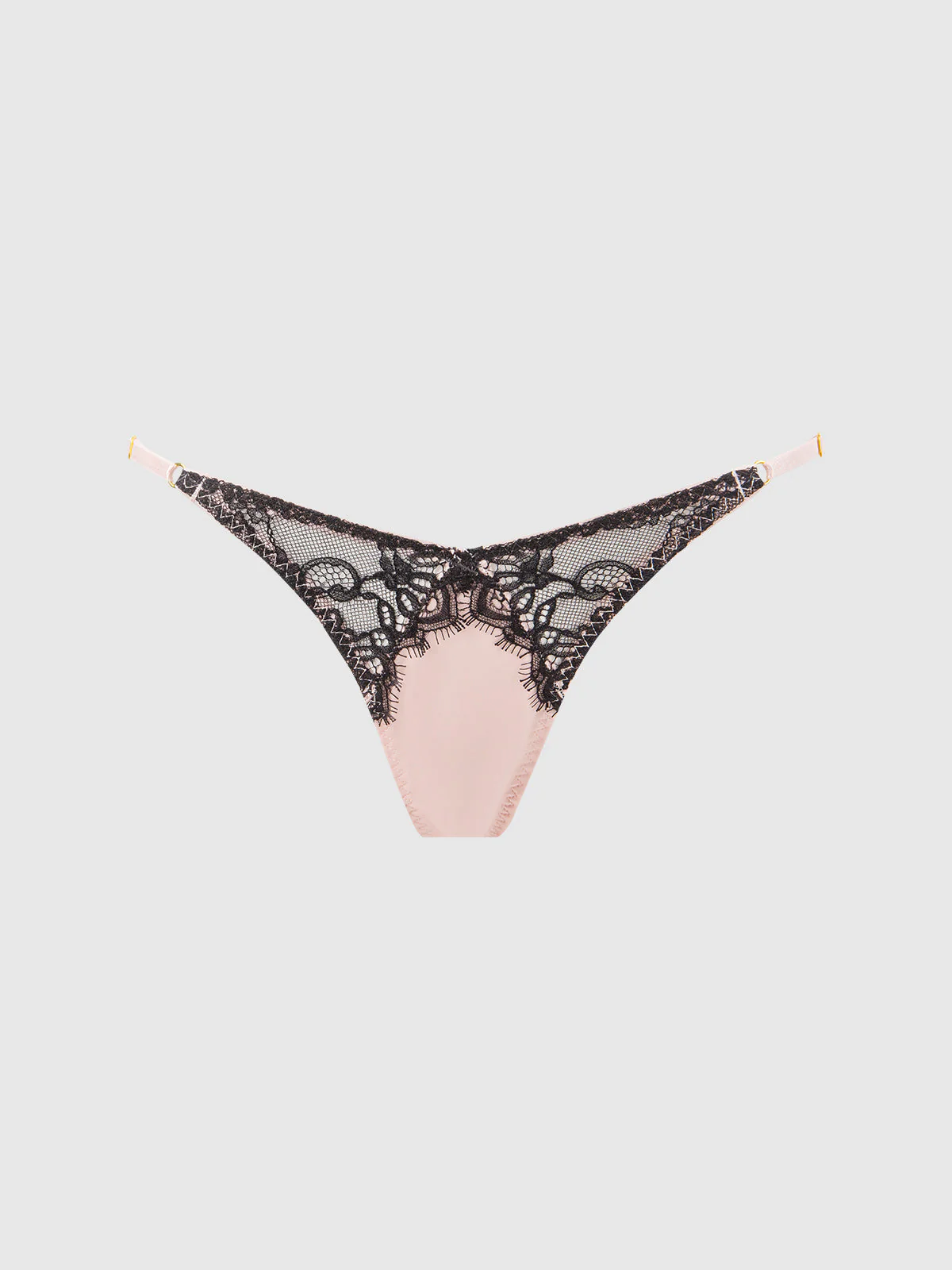 Rising Star Lace & Liquid Satin Thong - Image 7
