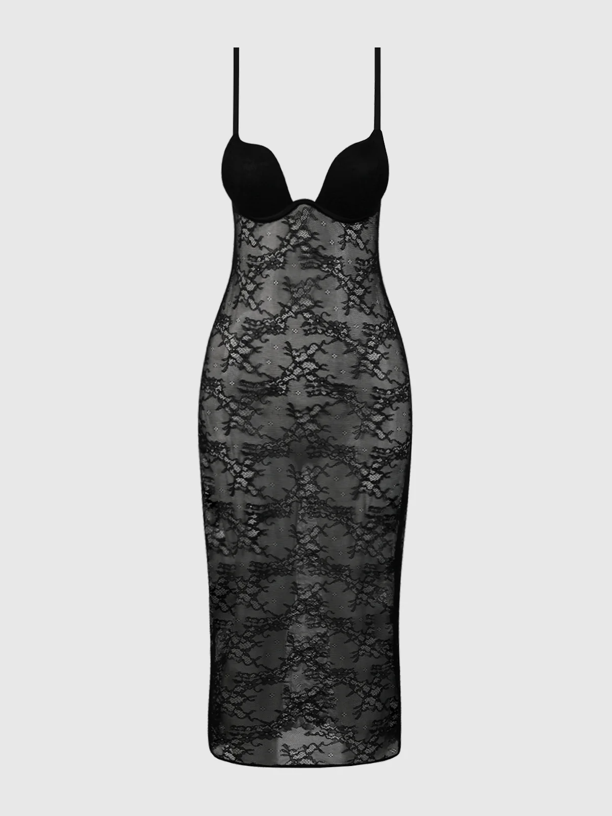 Rising Star Plunge Pia Lace Gown - Image 5
