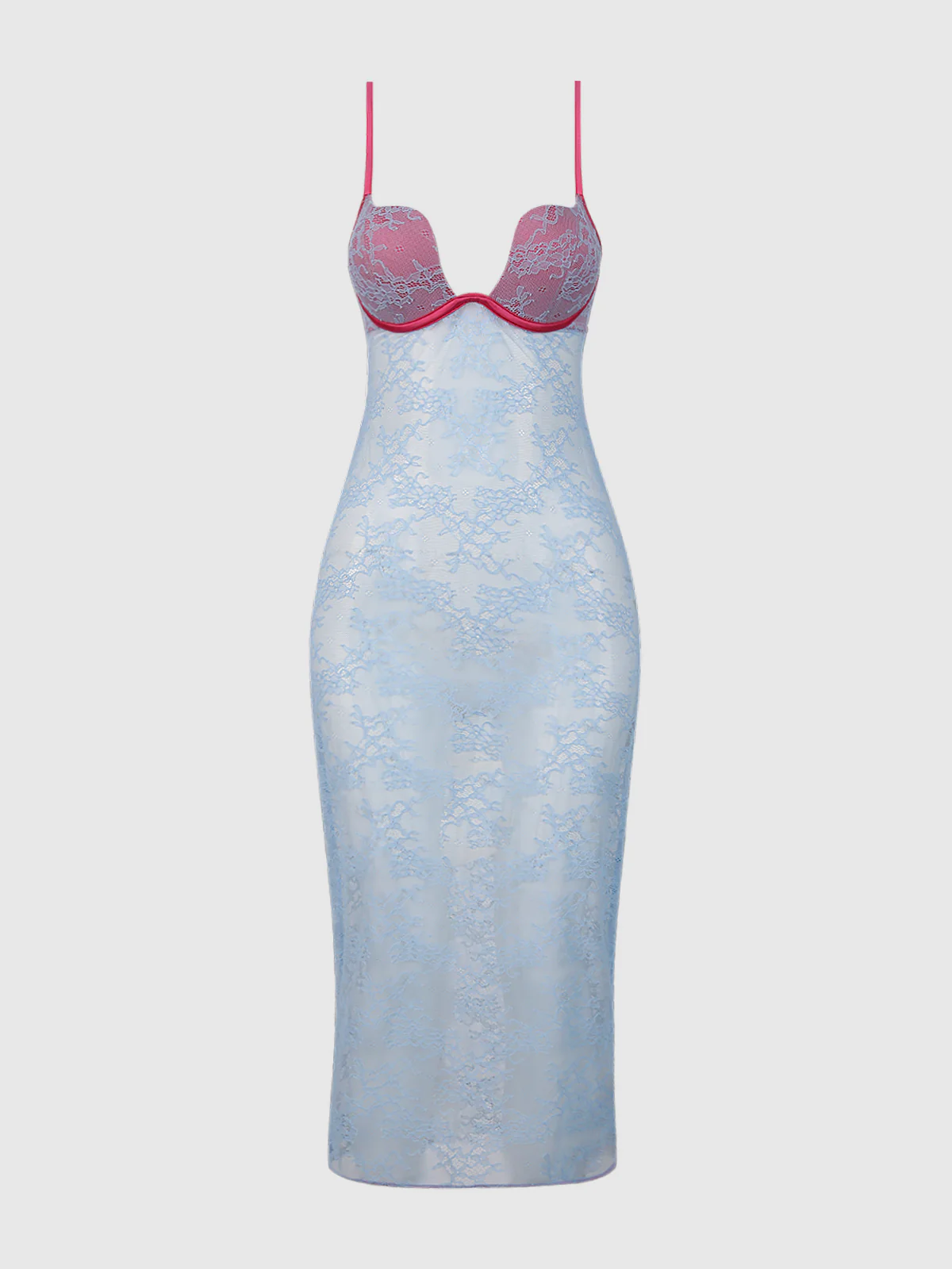 Rising Star Plunge Pia Lace Gown - Image 5