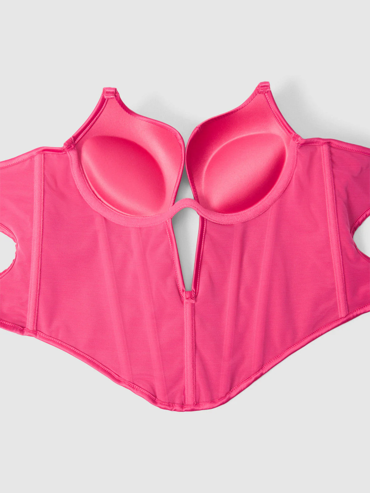 Rising Star Plunge Push Up Bustier in Petra Satin - Image 13
