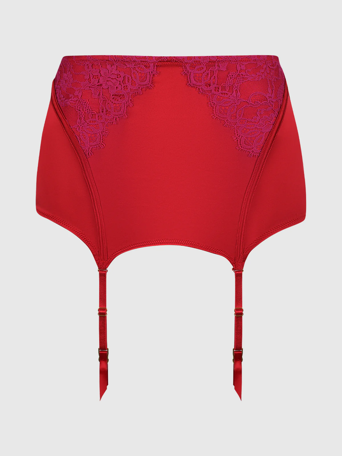 Rosalind Lace & Satin Open Back Garter Skirt - Image 6