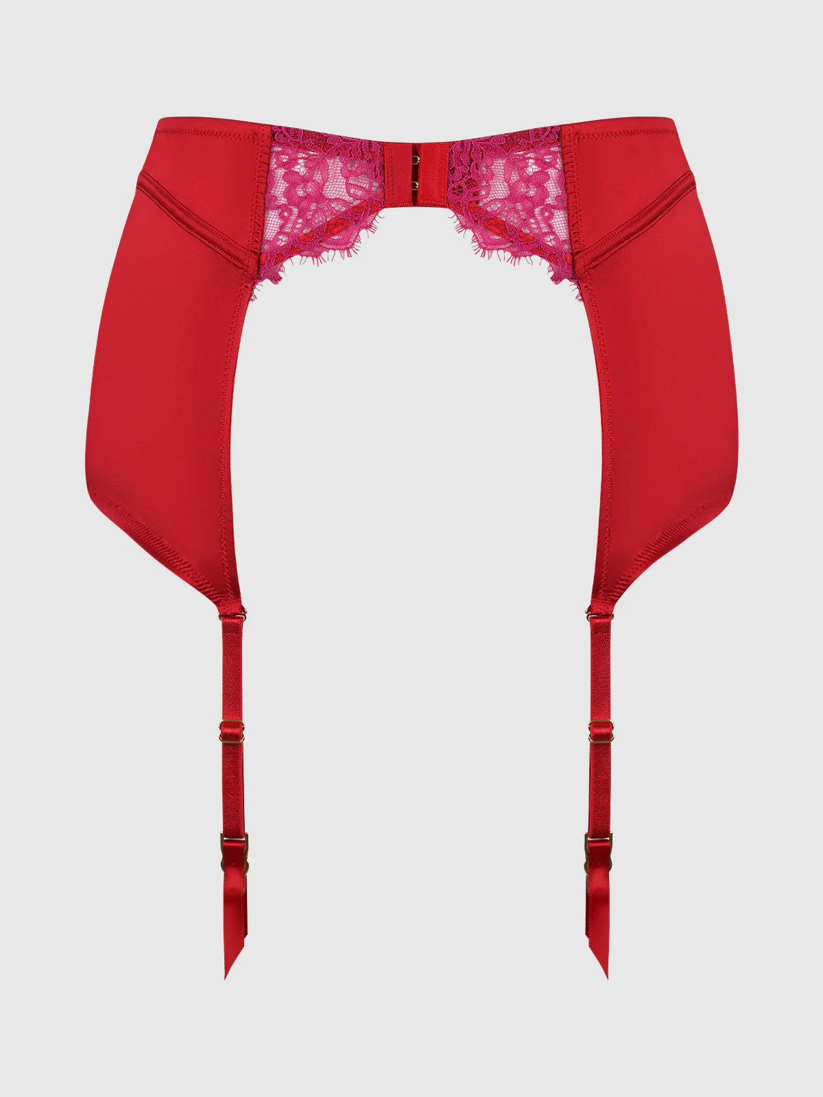 Rosalind Lace & Satin Open Back Garter Skirt - Image 7