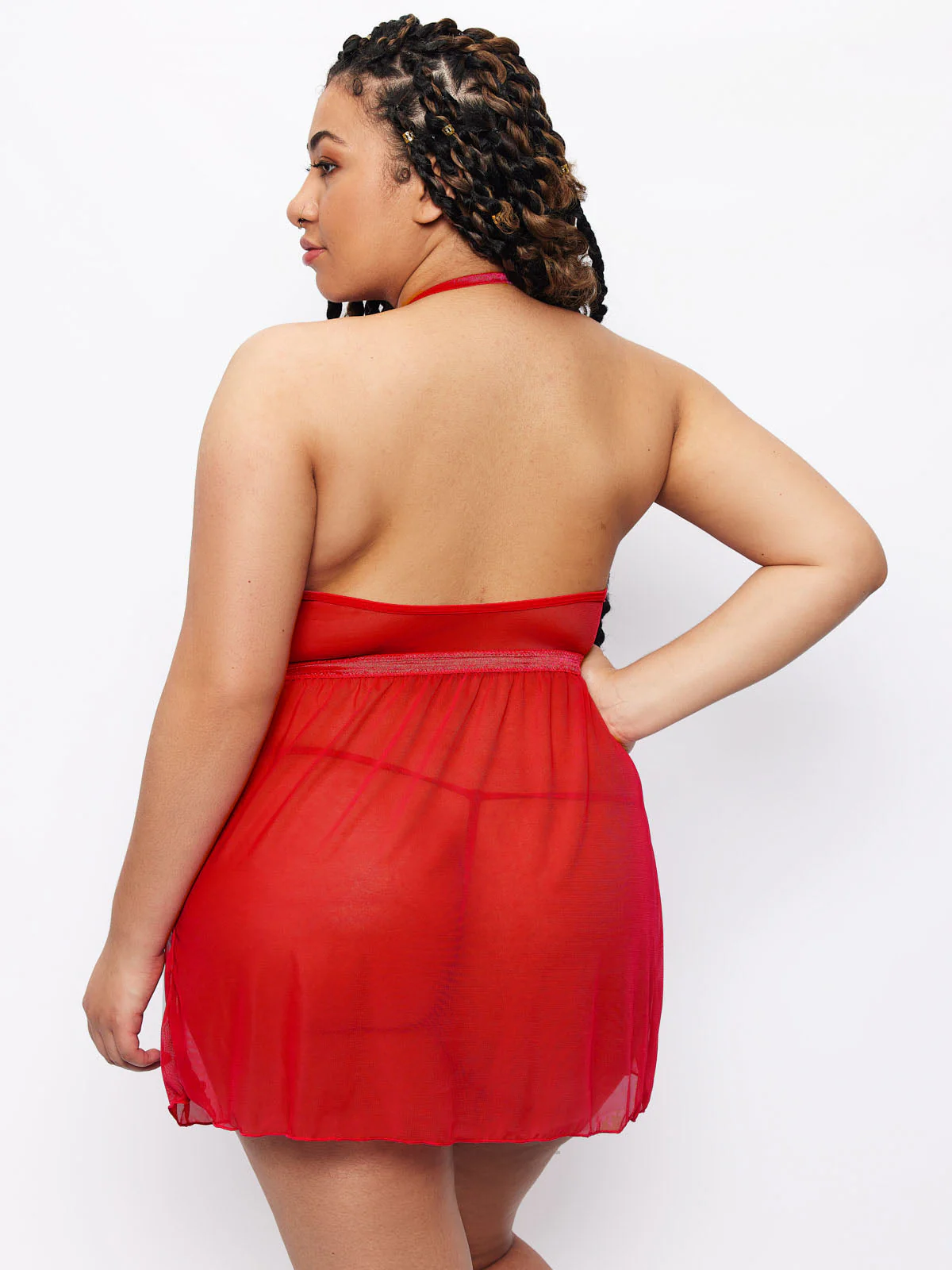 Saffron Floral Lace Babydoll - Image 6