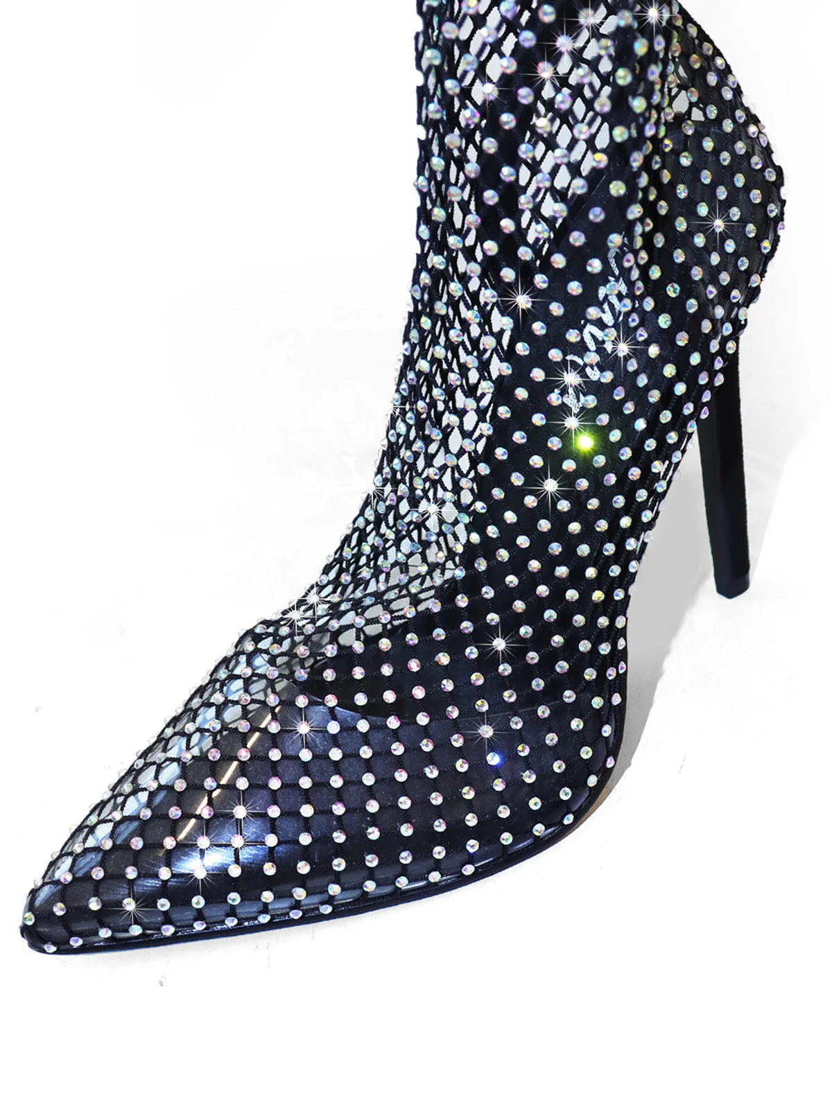Sebrina Over The Knee Rhinestone Boots - Image 4