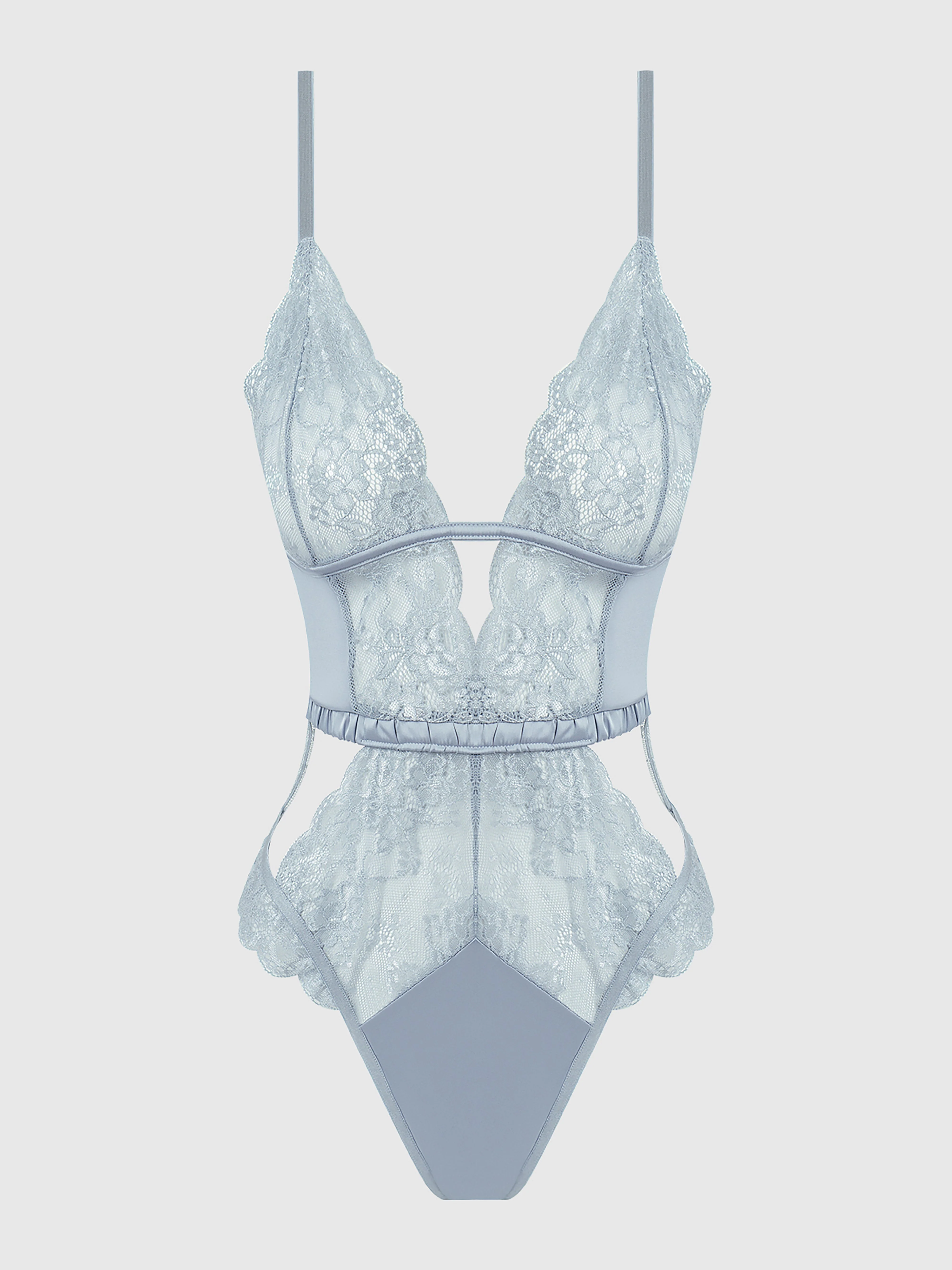 Serenity Lace & Satin Wireless Teddy - Image 10