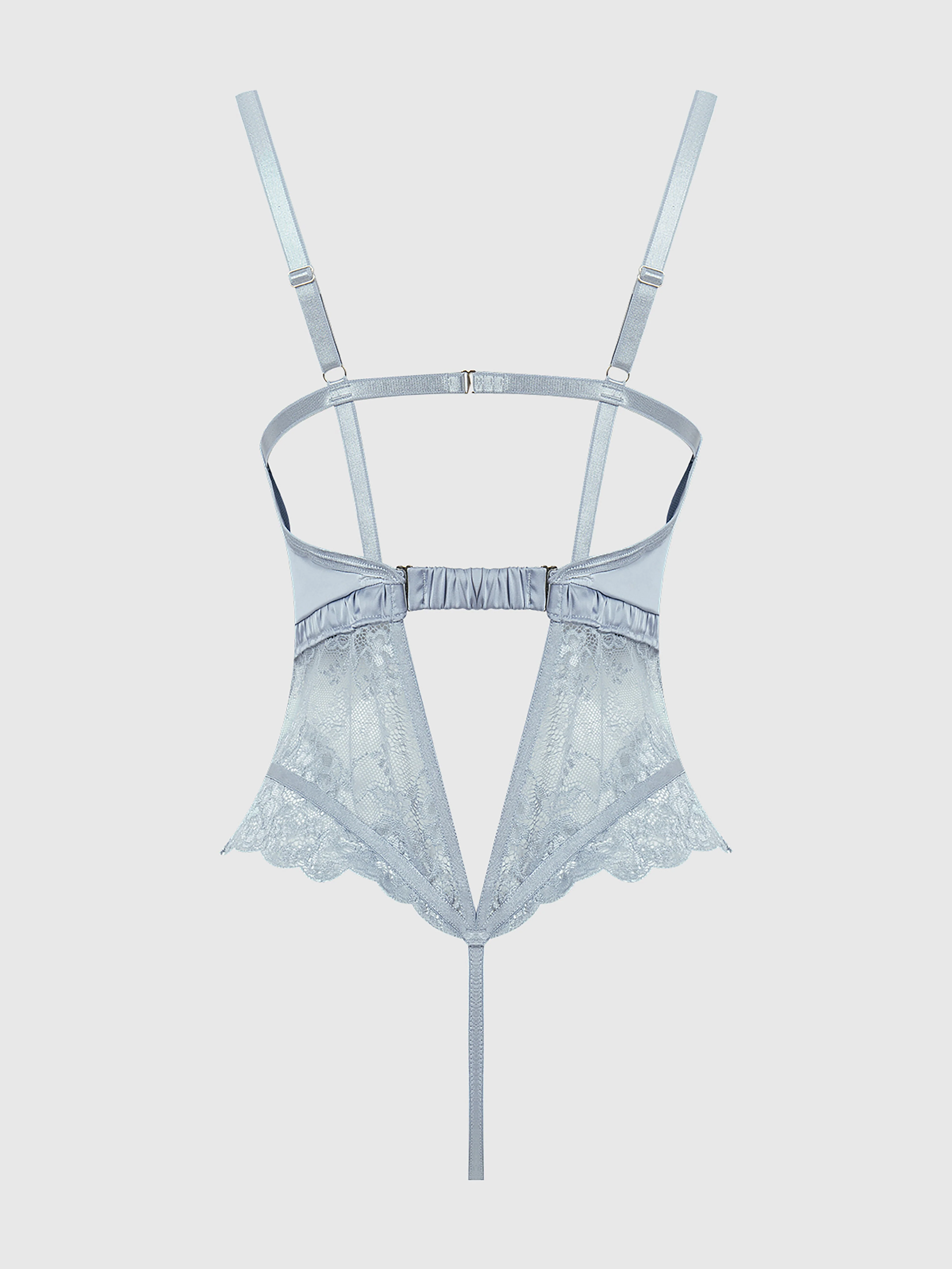 Serenity Lace & Satin Wireless Teddy - Image 11