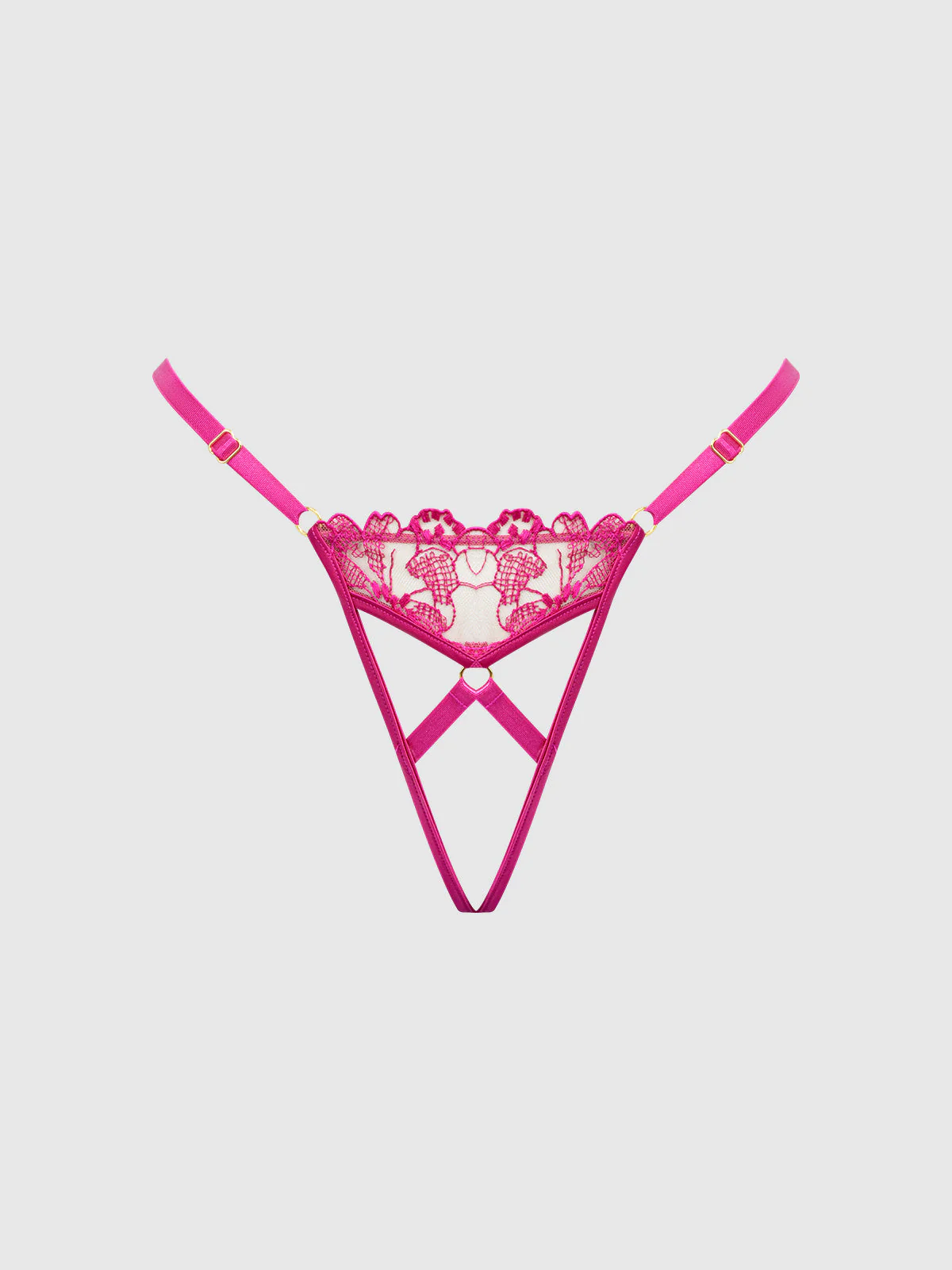 Venus Lace Crotchless G-String - Image 9