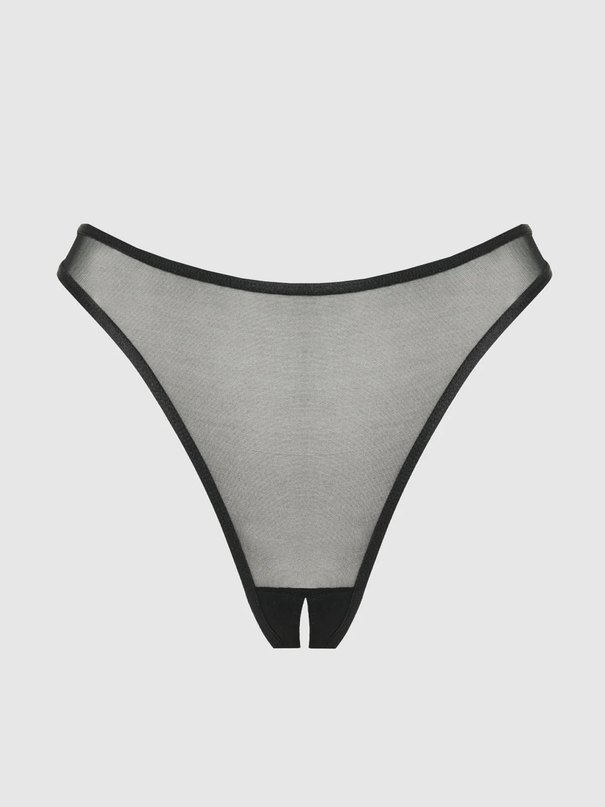 Vivienne Crotchless Mesh Thong - Image 6