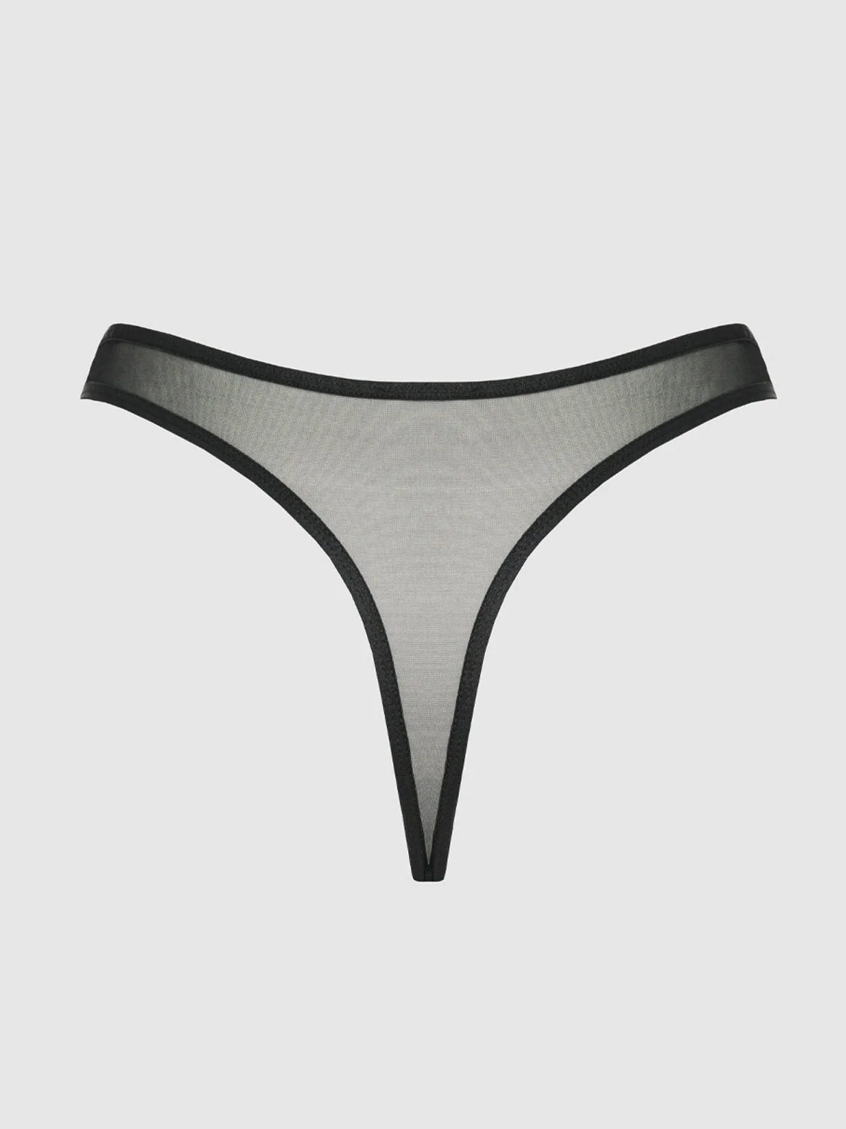 Vivienne Crotchless Mesh Thong - Image 7