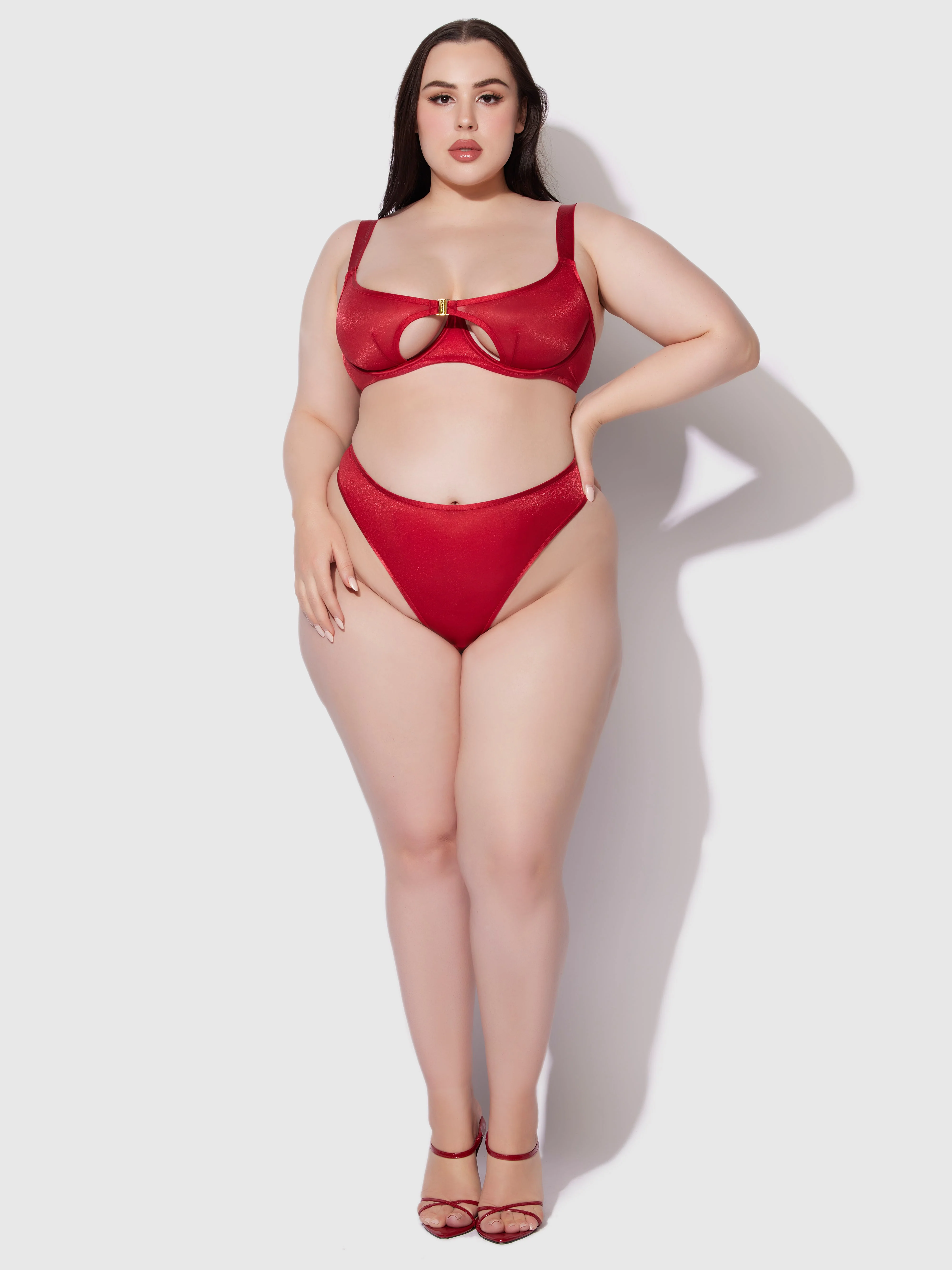 Vivienne Crotchless Mesh Thong - Image 8