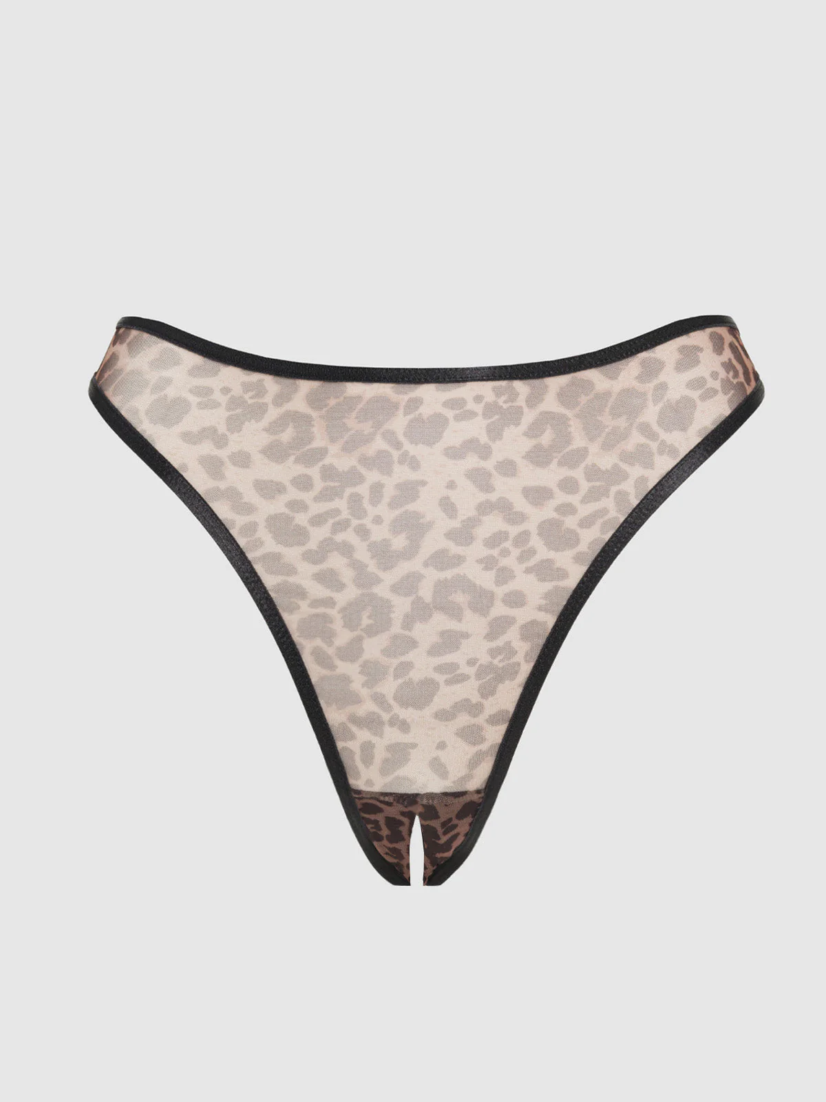 Vivienne Crotchless Mesh Thong - Image 6