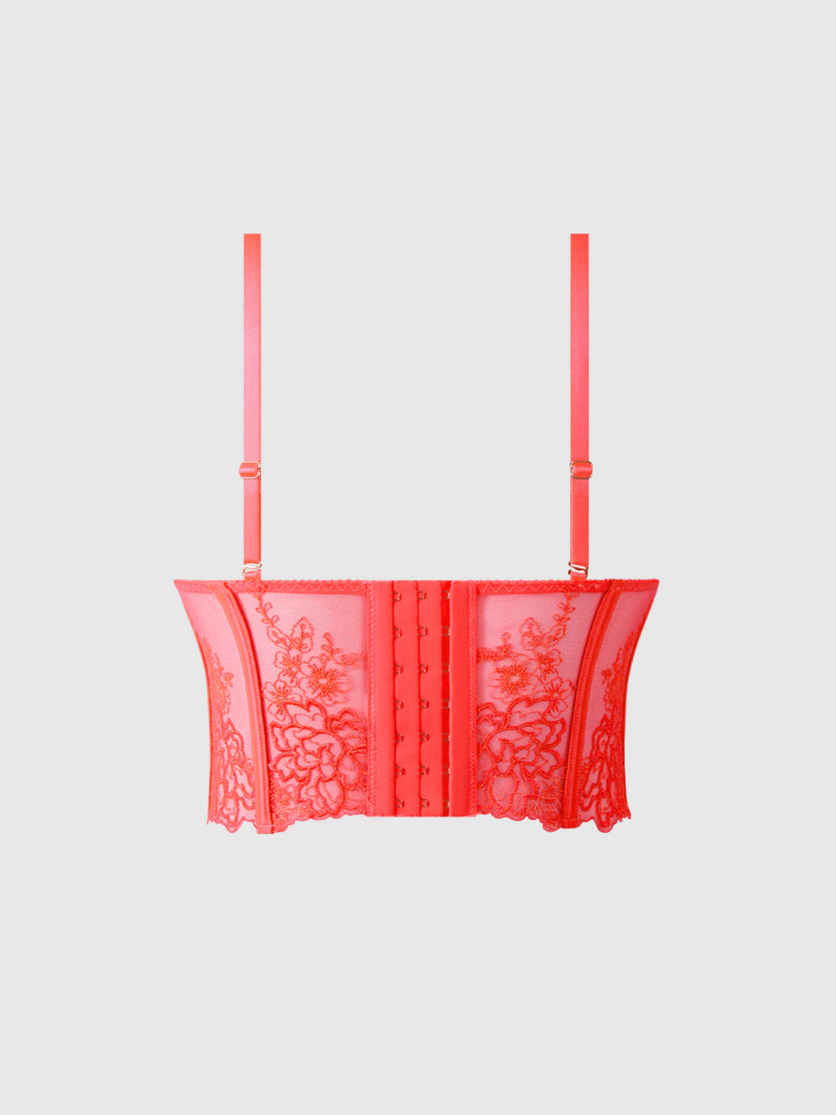 Wren Embroidered Tulip Demi Bustier - Image 11
