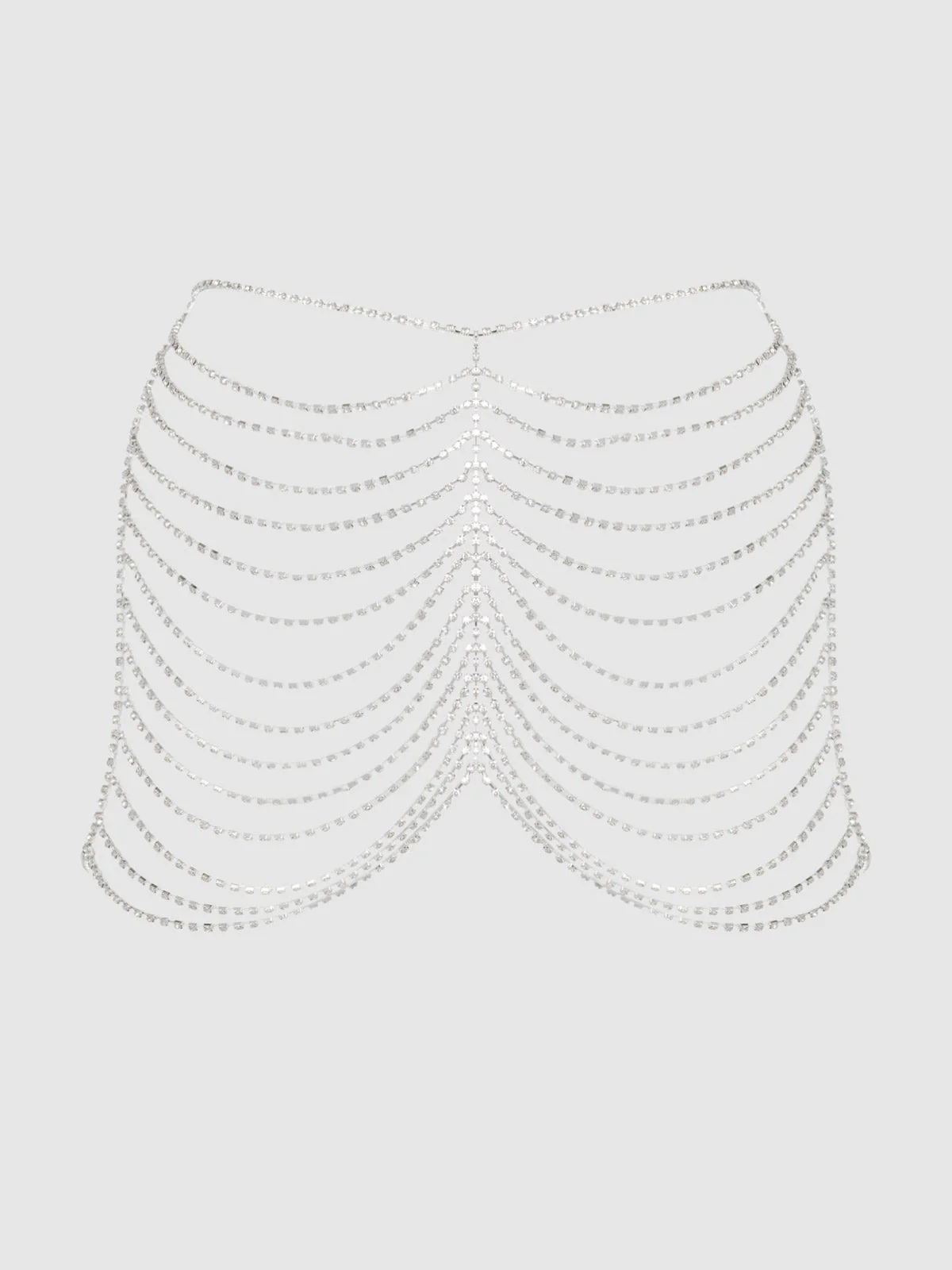 Ziggy Draped Rhinestone Skirt - Image 7