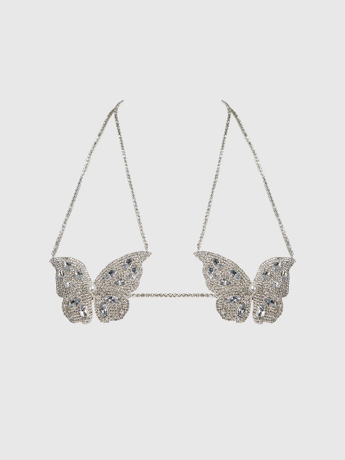 Ziggy Rhinestone & Pearl Butterfly Bralette - Image 5
