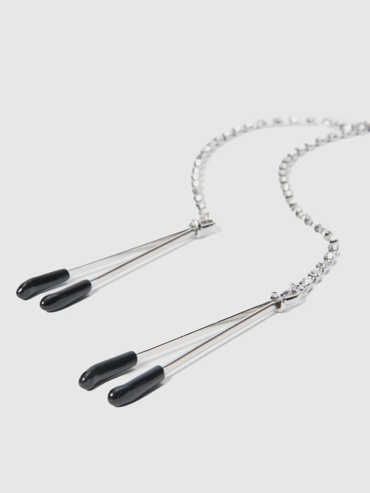 Ziggy Rhinestone Dangle Nipple Clamp - Image 2
